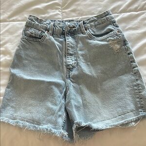 Light Blue Denim Women's Shorts
